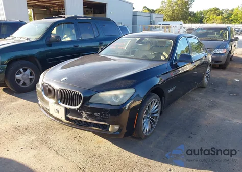 2011 BMW 740Li из США, поврежденный, VIN WBAKB4C57BC574935